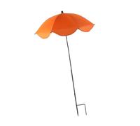 Chosertory Ombrellini per Piante, Ombrelloni da Giardino, Forniscono Ombra per Proteggere Le Piante dal Ombreggiante per Piante in Vaso, Orangina