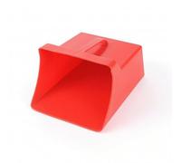 Chosertory Paletta Manuale Materiale Paletta Cucchiaio Mestolo Secchiello per Carico E Travasi Forma a Secchio Rettangolare per Versare Presa Antiscivolo in PP, Array, Rosso