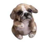 Chosertory Peluche a Forma di Cane da 20 Cm Come Decorazione per Il Divano, Tenero da Coccolare E Abbracciare, Ideale Come Regalo di Compleanno, Cachi