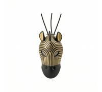 Chosertory Profumatore da Parete Diffusore Dispenser Decorazione Artistica Faccia Animale Portastick con Bastoncini Inclusi Montaggio Semplice per Ingresso, Stile Artistico, Design A Forma di Zebra