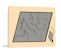 Chosertory Puzzle Bambini Gioco Educativo Rompicapo Legno Geometrico Tavola Forme con Progressive E Incastri Migliora Ragionamento E Problem Solving Adatto per Casa Scuola Viaggio, Quadrilateral