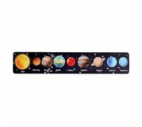Chosertory Puzzle Pianeti Astronomia Legno Giocattolo Educativo Solare Scorrevole Percezione Spaziale Sviluppo Abilità Adatto Bambini Casa Ludoteca, Pianeti B