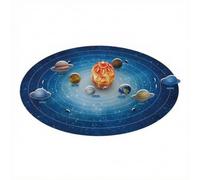 Chosertory Puzzle Planetario Solare 3D 27 Pezzi Modello del Planetario Solare da Assemblare Ideale Regalo Puzzle Educativo di per Aula Scolastica