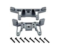 Chosertory Remote Car Fitting Struttura Ammortizzante Anteriore Posteriore Assemblaggio Semplice Lega Alluminio Rigidità Maggiore Innovazione Adatto per Giochi, Grigio