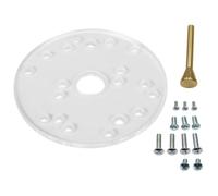 Chosertory Router Base Plate Piastra Base per Fresatrice Sottobase Trasparente Piastra Acrilica Spine di Guida Superficie Stabile E Piatta con Allineamento