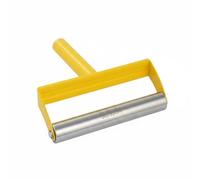 Chosertory Rullo per Impasto per Gnocchi per Pane Piatto in Acciaio Inox con Presa Ergonomica per Stesura Rapida E Regolare Adatto per, Giallo, Giallo, Piccolo
