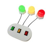 Chosertory Sensory Board per Lo Sviluppo con Interruttore Lampada Controllo Accessori Sensoriali Gioco Motricità Fine in Legno PP Adatto P, Stile B