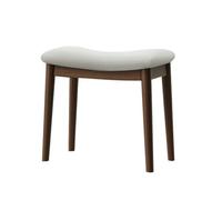 Chosertory Sgabello da Trucco Salvaspazio | Design Moderno e Semplice, Soffice, Pouf, per Angolo Lettura, Beige, Tessuto Tecnico