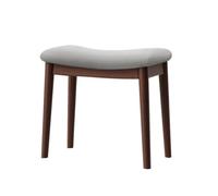 Chosertory Sgabello da Trucco Salvaspazio | Design Moderno e Semplice, Soffice, Pouf, per Angolo Lettura, Grigio, Antigraffio