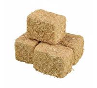 Chosertory Simulated Hay Bale Balla di Fieno Miniatura Elemento di Scenario Modello Agricolo Dettaglio Paesaggio Realistico Materiale Paglia per Diorami Barnyard, Fattoria, Rustico-A