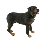 Chosertory Statua di Cane, Cucciolo, Figura in Piedi, Statua, Giocattolo Realistico per Cani, da Collezione, Statua da Giardino, Sculture di Cani per La Decorazi, Rottweiler