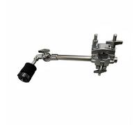 Chosertory Supporto per Piatti Batteria Staffa Clamp Metallo Braccetto Asta Cromata con Zigrinata Fissaggio Componenti Adatto per, Asta Per Piatto Dritta Corta Con Morsetto Multifunzione