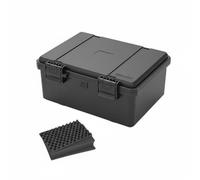 Chosertory Valigetta Porta Attrezzi Impermeabile Stagna Resistente Urti Scatola Attrezzatura con Manico Ergonomico E Chiusure Sicure con Protezione IP67 Adatta a, JSJM1710H Nero Con Spugna
