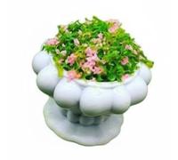 Chosertory Vaso in con Pianta Realistica per Casa Delle Bambole Decorazione per Diorama Giardino in Miniatura Accessorio per Scrivania Progetto, B