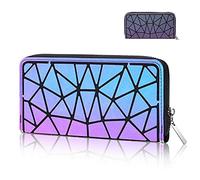 Chosping Geometrico Luminoso Borse e Borse Olografico Riflettente Crossbody Bag Portafoglio Flash Rainbow Zaino Tote…, WALLET-Luminous Black, Wallet, classico
