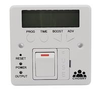 CHOSRY Interruttore timer a sperone fuso programmabile per scaldasalviette elettrici, riscaldamento e illuminazione