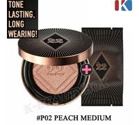 CHOSUNGAH Satin Fit Layer Cushion 13g + Set Ricarica 13g #P02 PEACH MEDIUM Nuovo