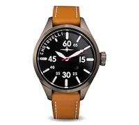 chotovelli Orologio Uomo Pilot Acciaio Impermeabile Cinturino in Pelle