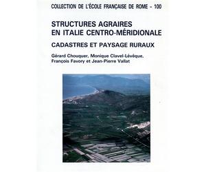 Chouquer,G. Clavel-L - Structures agraires en Italie centre-méridionale. Cadastr