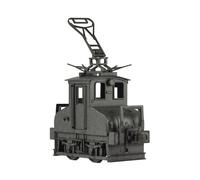 Choushi Dentetsu Deki 3 lettrico Locomotiva Nero 1/80 Carta Kit Japan