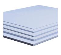 CHOUXUANGA Fogli di Cartone di plastica, Foglio ABS Flessibile modellabile da 200 * 300 mm for progetti Artigianali Fai da Te, Modelli di edifici, Decorazioni for la casa(1mm 3pcs)