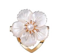 CHOUXUANGA Spille, Fibbia per Sciarpa, Scarf Ring, Clip, Rings Silk Buckle Shawl Brooch Dual Use Temperament for Women