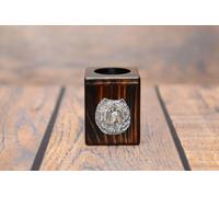 Chow Chow - candeliere in legno con l'immagine di un cane Art Dog IT