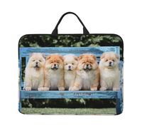 Chow-Chow Cani Carini Cinque Cuccioli, Custodia per laptop da 14 pollici, borsa per notebook, custodia per laptop, valigetta con maniglia