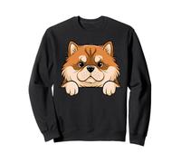 Chow Chow Chow Sbirciando Cucciolo Divertente Chow Chow Amante dei Cani Felpa