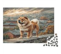 Chow Chow Città Antica Puzzle 1000 Pezzi Puzzle per Adulti Gioco di Puzzle 1000 Pezzi Carta Relax Decorazione Regalo Famiglia 70x50cm/1000pcs