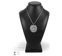 Chow Chow - collana con un cane su una catena d'argento Art Dog IT