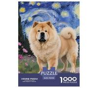 Chow Chow Puzzle Da 1000 Pezzi Per Adulti Immagine Dipinta Pet Dog Divertimento Idea Regalo Uomo E Donna A Partire Dai 12 Anni70x50cm/1000pcs
