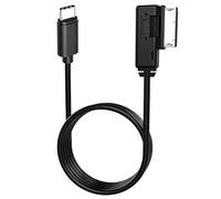 CHOYTONG AMI Music Interface Type-C Adapter Aux Cable for A3 A4 A5 A6 A8 MMI 3G+ System Compatible 17 Pro Max Air 16 16 Pro Max 16e 15 Plus Pro Max Android Google Pixel Galaxy (Type-C)