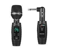 CHOYUE Trasmettitore e ricevitore wireless Trasmettitore wireless per chitarra UHF Ricevitore con microfono per microfono dinamico Mixer audio Chitarra elettrica Basso microfonico wireless