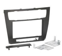 CHP Autoradio Cornice Perdoppio DIN Per BMW 1er E81 E82 E87 E88 Nero Opaco
