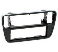 CHP Autoradio Mascherina 1-DIN Cornice Nero Opaco Bianco Skoda Citigo AA AAN