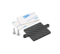 CHRCOED ESC Piastra di montaggio per Tamiya 1/10 RC auto TT-02, in fibra di carbonio stile decorativo scheda di base parti di aggiornamento, supporto elettronico leggero regolatore di velocità