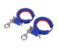 Chrees 2 rotelle per passacavi, in nylon ispessito, in acciaio inox, filo regolabile, rullo di posa, con asse rosso per la guida dei cavi angolari per interni ed esterni