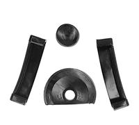 Chrees 4 Set di Cuscinetti per Morsa in Gomma Morbida per Morsa Piccola, Kit di Attrezzi Antiscivolo, Installazione Semplice, Materiale di Alta qualità, per Officina