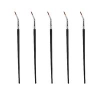 Chrees 5 pennelli ricurvi per eyeliner, multifunzionali, per trucco, eyeliner, pennello angolato, strumento cosmetico per correttore, lacrime, pennello correttore