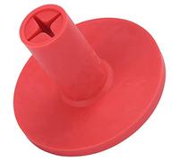 Chrees Aiuto per L'allenamento del Regolatore Dell'altezza del Tee da Strumento per la Pratica del con Base Rotonda Stabile per Tappetino da Pratica per Campo Prati (Rosso)
