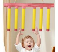 Chrees Bacchette riflettenti, gioco di sfida, 8 bastoncini che cadono con telecomando, 3 velocità regolabili, giocattolo di coordinazione occhio-mano per adulti e adulti (rosa)