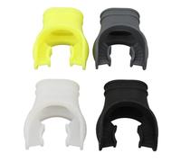 Chrees Bocchino da immersione in silicone, universale, comodo, alla moda, design a pois, fessura per cravatta, materiale sicuro con autorità di regolamentazione per accessori subacquei