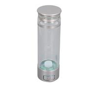 Chrees Bottiglia D'Acqua per Idrogeno Generatore di Idrogeno Tazza per Acqua 350ml con Elettrodo Pt 2000-6000ppb Acqua Ricca di per Fitness in Ufficio a Casa (Oro)