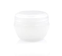 Chrees Contenitore vuoto per lozione, contenitore per crema viaggio, a prova di perdite, per il trucco, formato portatile per viaggiatori, in plastica, Bottiglia di funghi trasparente, 10g, casual