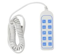 Chrees Controller Elettrico con Asta di Spinta, Telecomando Impermeabile per Letto Sollevabile, per Box/Cover Intelligenti, Materiale in PVC