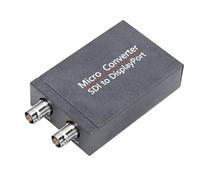 Chrees Convertitore SDI a DisplayPort 3G SDI 1080p Out | Involucro in Ferro,Alimentazione di Tipo C,Adattatore Video,Attrezzatura AV Professionale,Compatibilità Fotocamera,Utilizzo