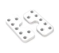 Chrees Cuscinetto con Scanalatura a V Accessori Robotici in Alluminio per Montaggio Piatto per Campo Robotico 2 Pezzi 3225-0001-0001