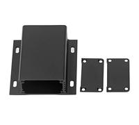 Chrees Custodia Resistente in Alluminio Impermeabile per Scatola Elettrica 25x71x80mm Nera per Alloggiamento Dell'amplificatore, Custodia del Circuito Stampato