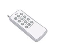 Chrees DC12V 433 MHz Telecomando a 12 Pulsanti Trasmettitore RF a 12 Tasti Telecomando Wireless a con Lungo Raggio Fino a 50 M per il Controllo della Porta con Luce LED